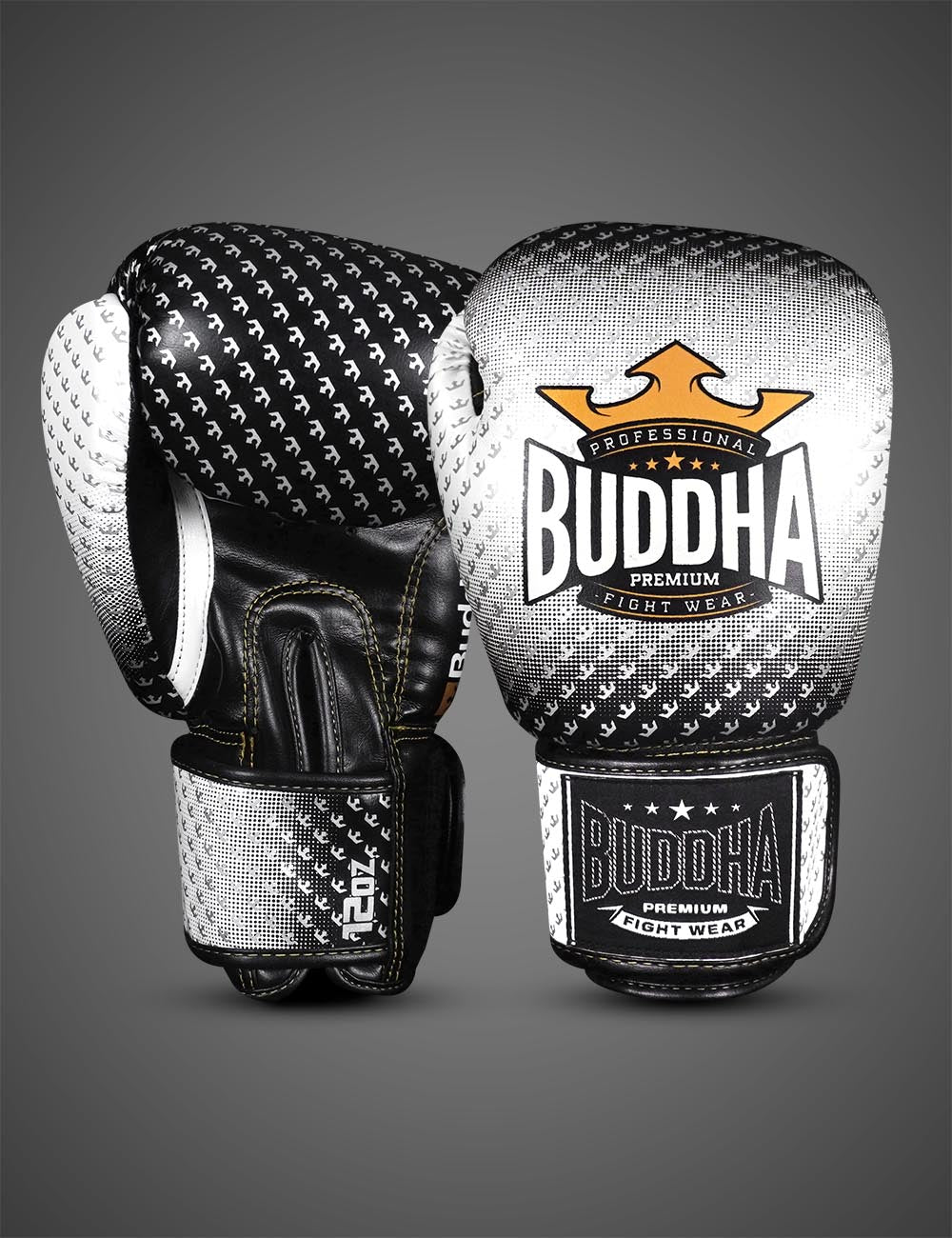 Guantes de Boxeo Buddha Titanium Blancos - Buddha Fight Wear