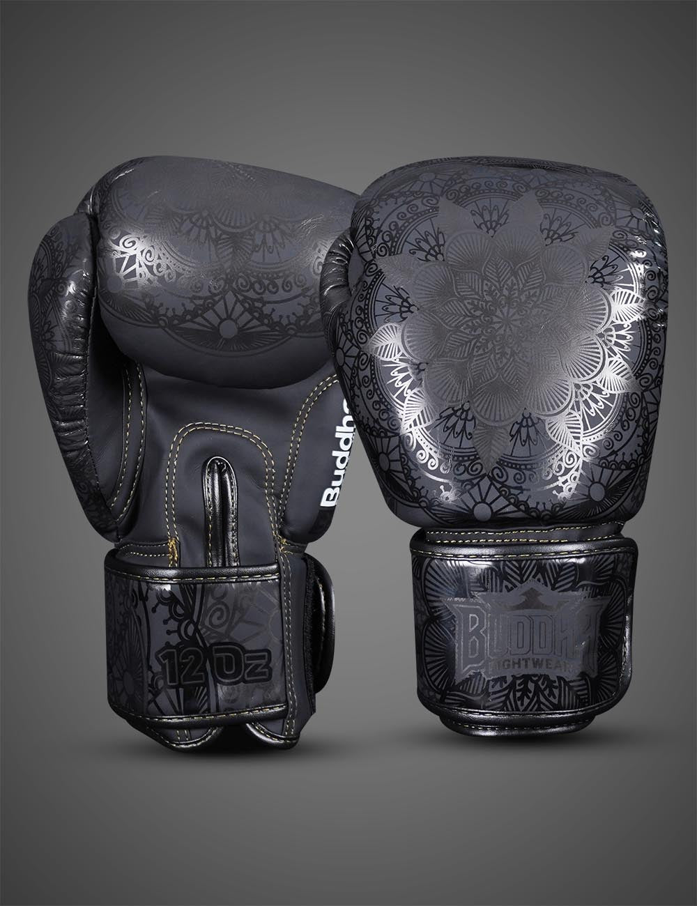 Guantes de Boxeo Buddha Dark Mandala - Buddha Fight Wear
