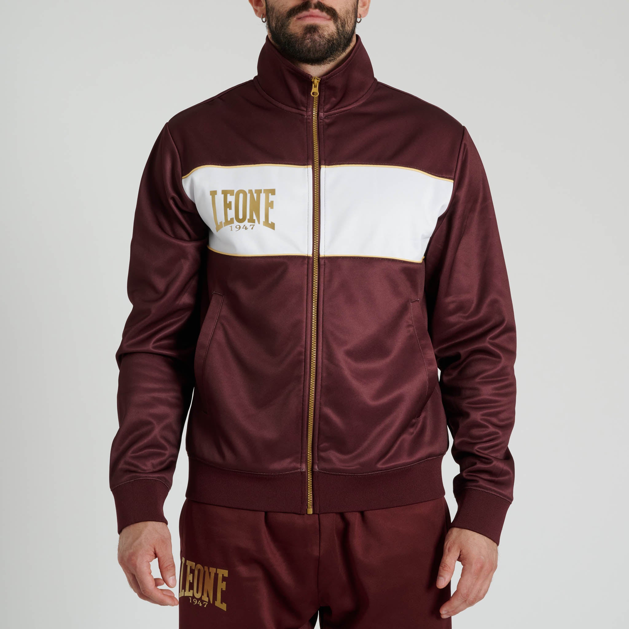 Sudadera sin capucha zip PREMIUM 2 fucsia
