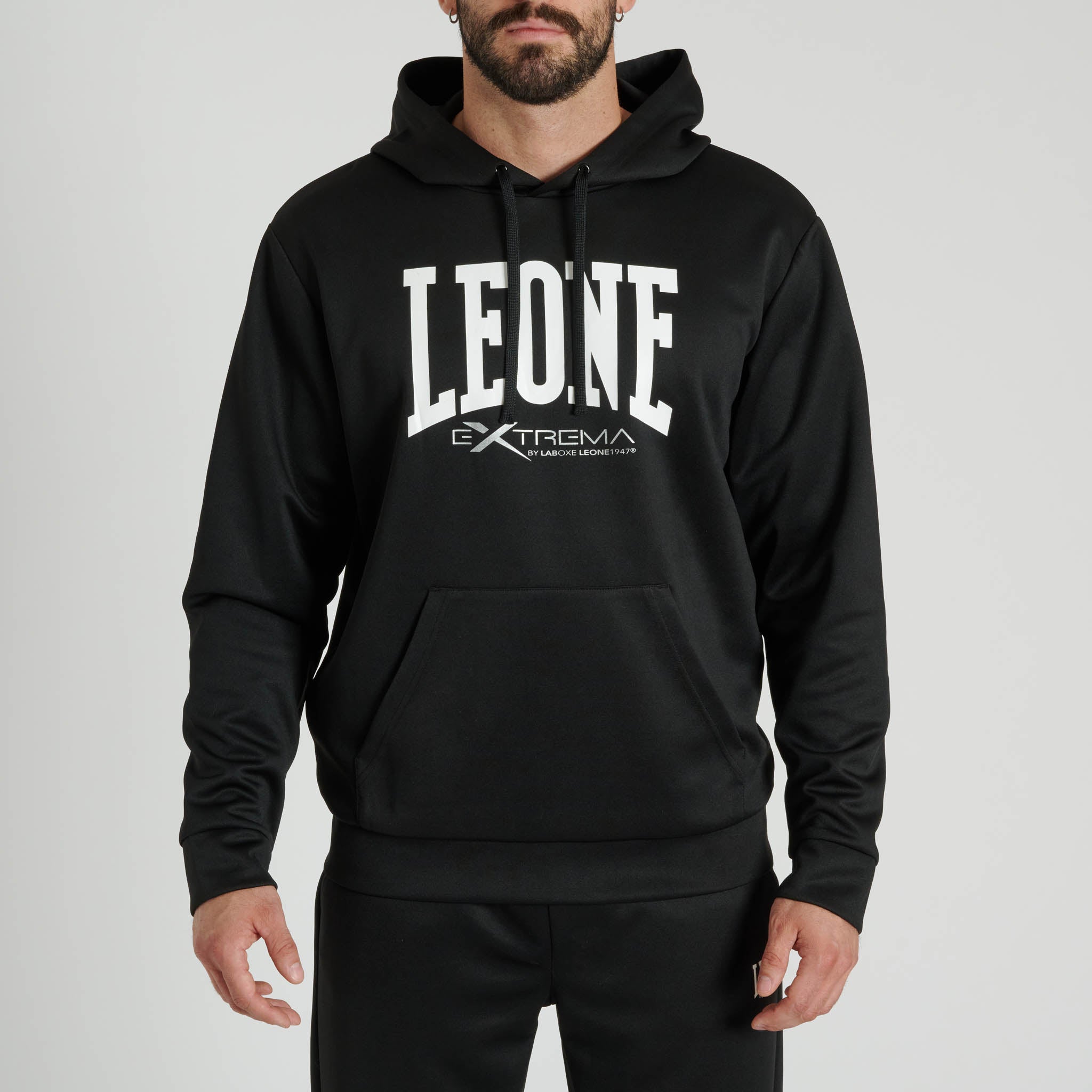 Sudadera capucha LOGO negro
