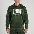 Sudadera capucha LOGO verde army