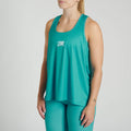 Camiseta tirantes mujer LOGO verde acqua