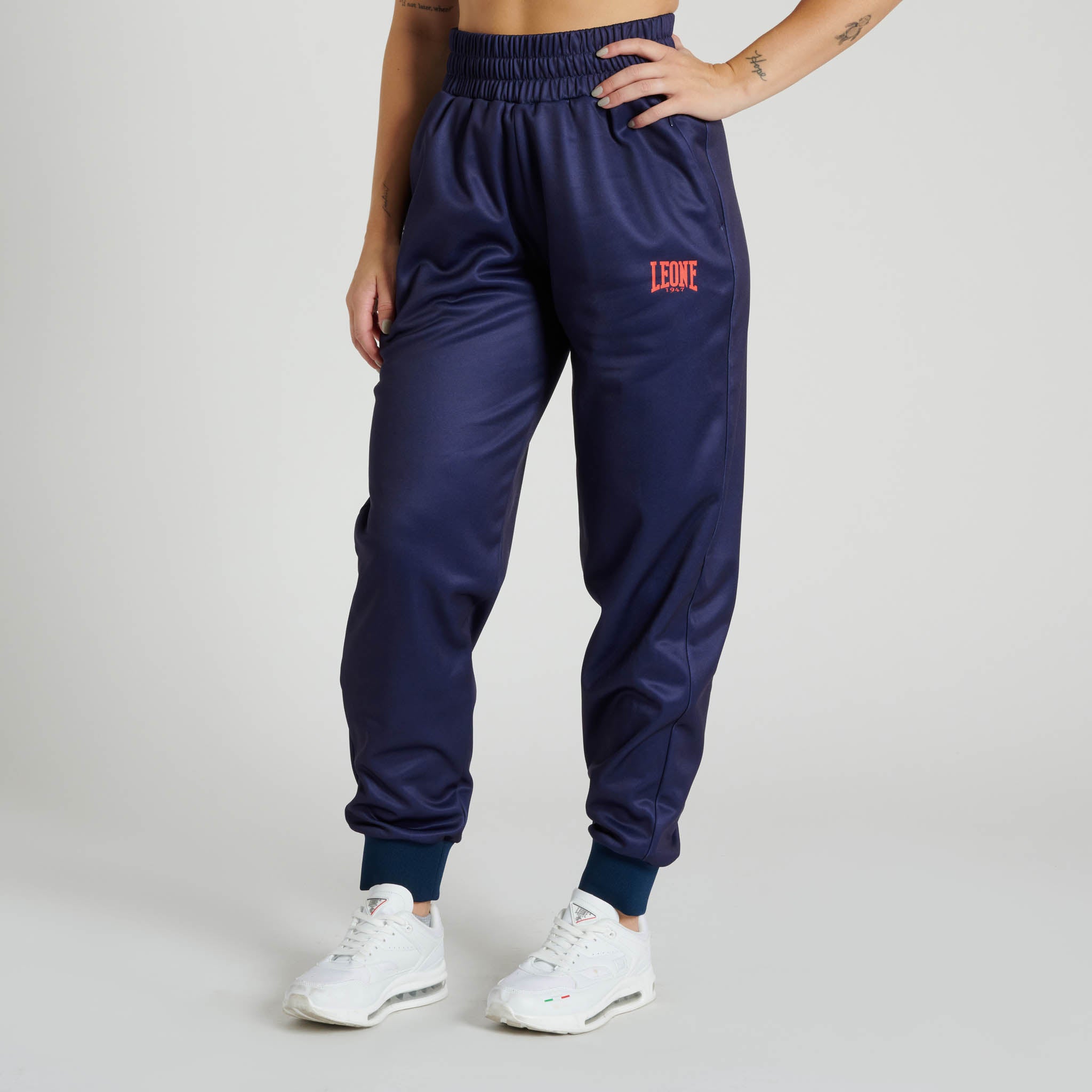 Pantalon largo mujer LOGO WACS azul