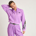 Sudadera capucha mujer STRIPE 47 violet