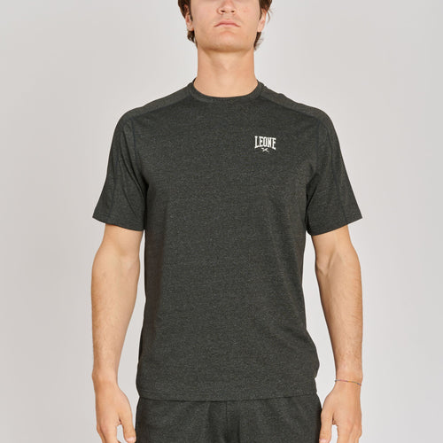 Camiseta manga corta MELANGE antracita