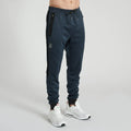 Pantalon largo MELANGE azul acero