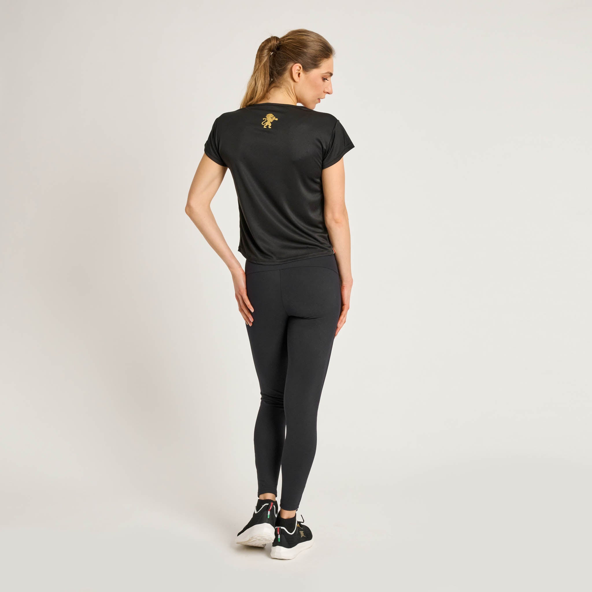 Camiseta manga corta mujer DNA black