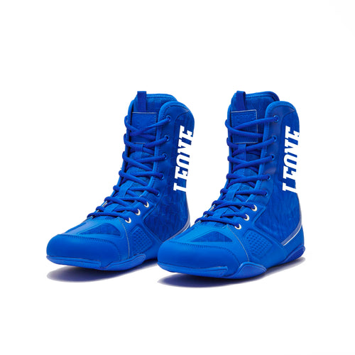 Bota de boxeo PROFESSIONAL azul