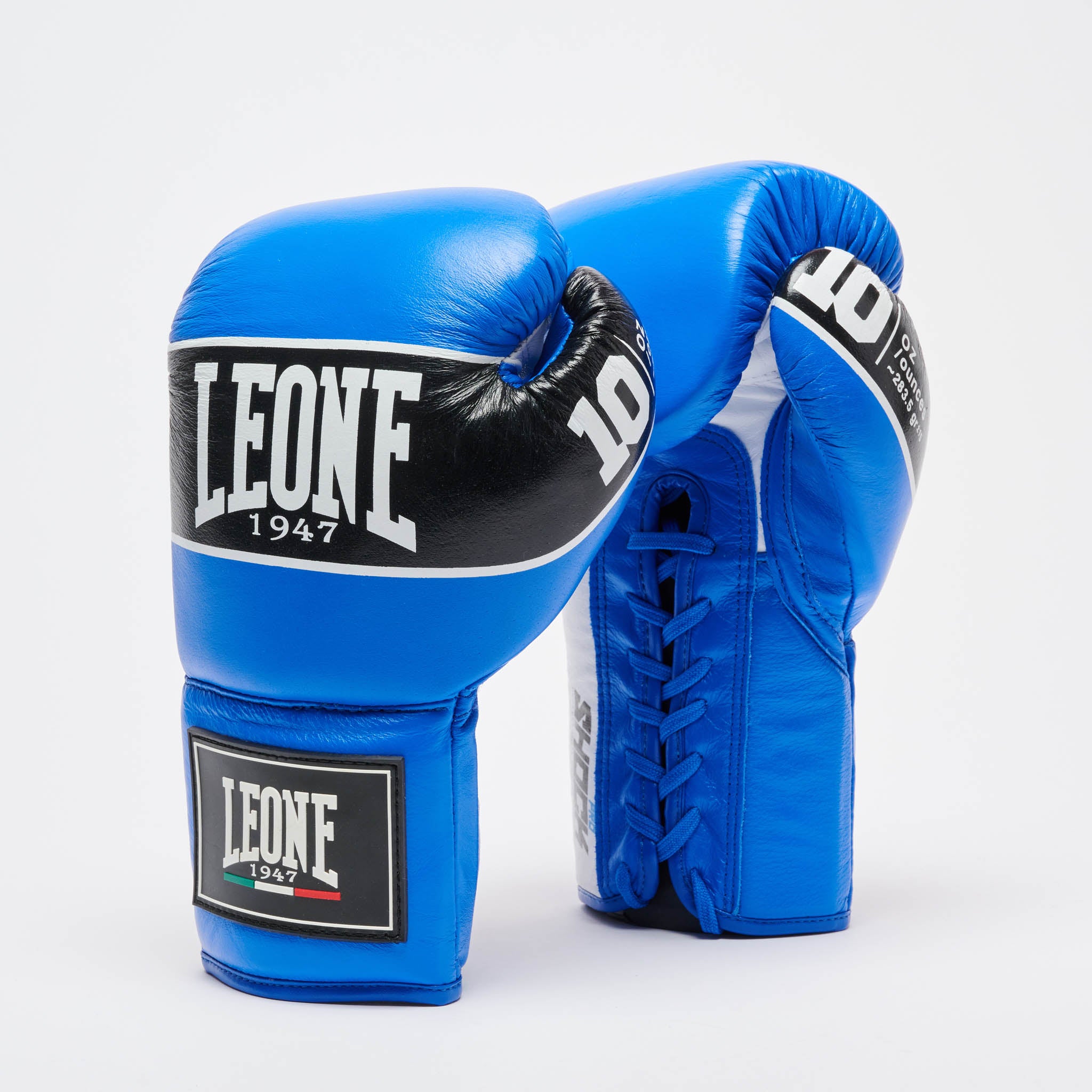 Guantes de Boxeo SHOCK PRO CUERDAS azul 8oz