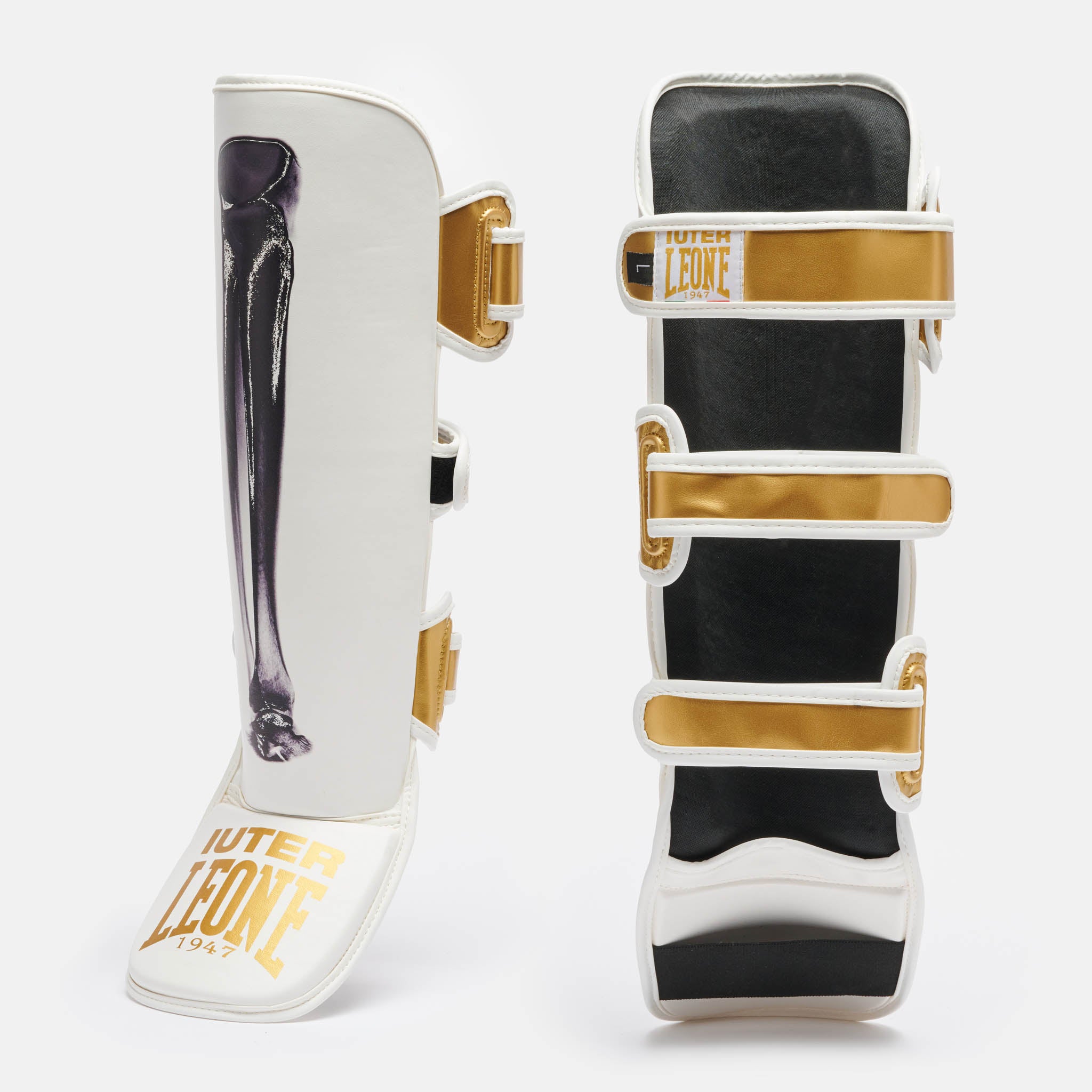 Espinilleras LEONE X IUTER blanco