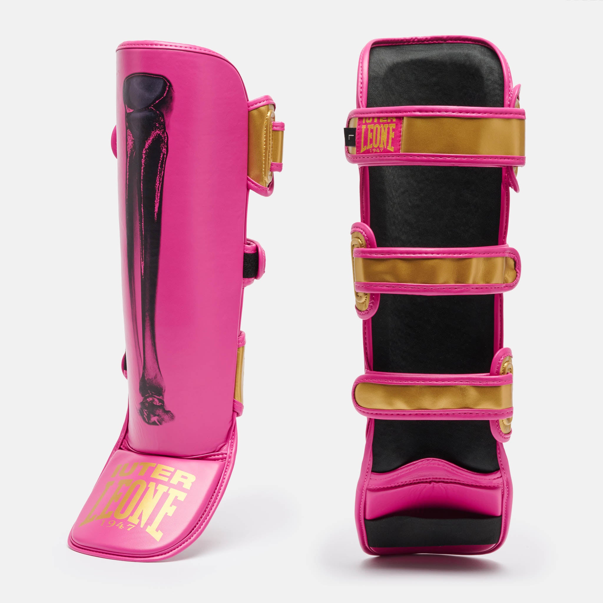 Espinilleras LEONE X IUTER fucsia