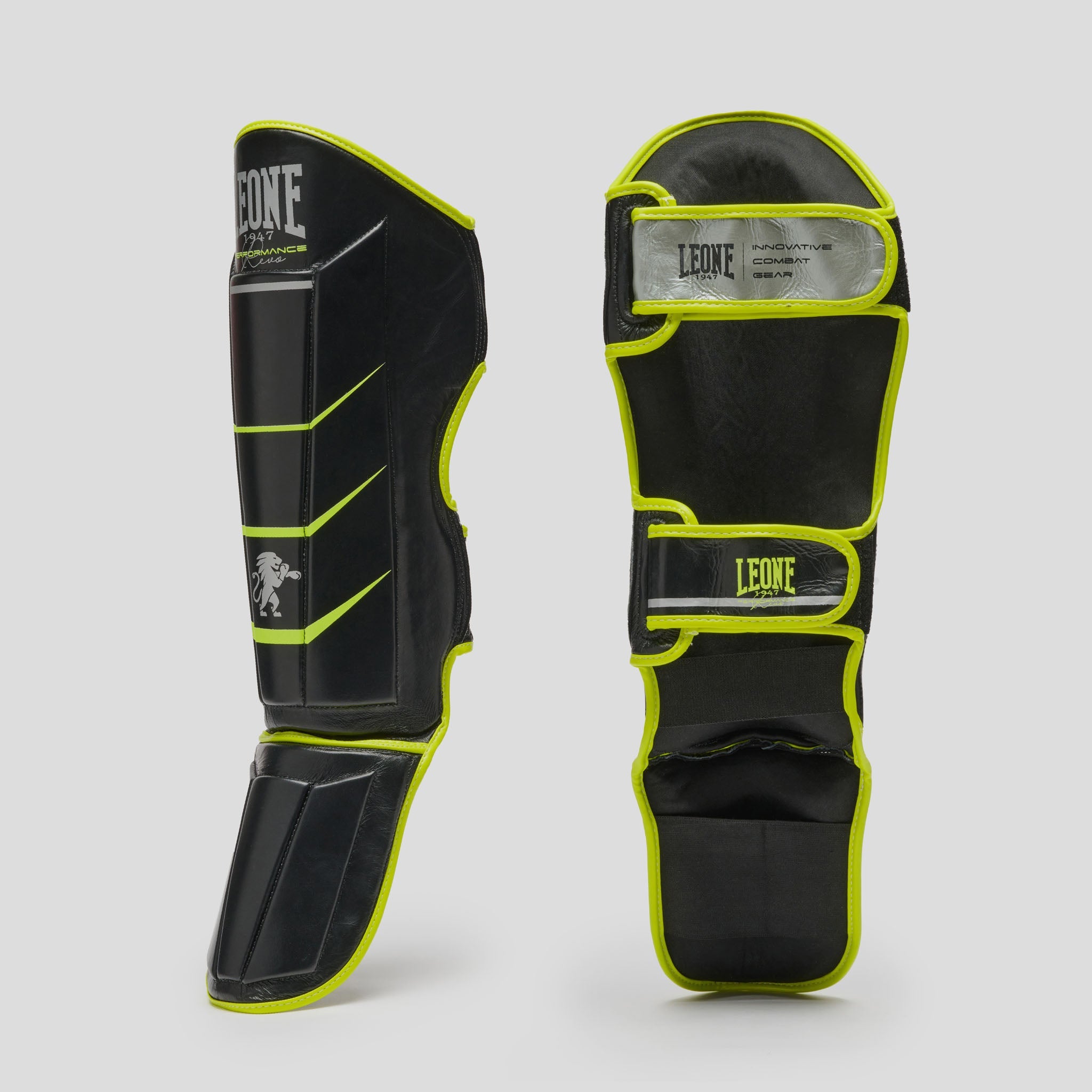 Espinilleras REVO FLUO negro