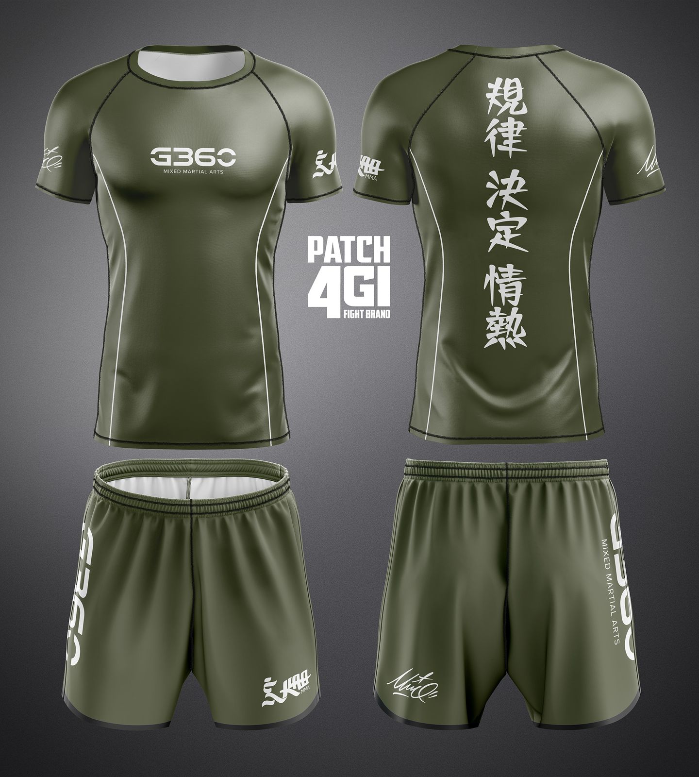 Rashguard + Bermudas G360MMA