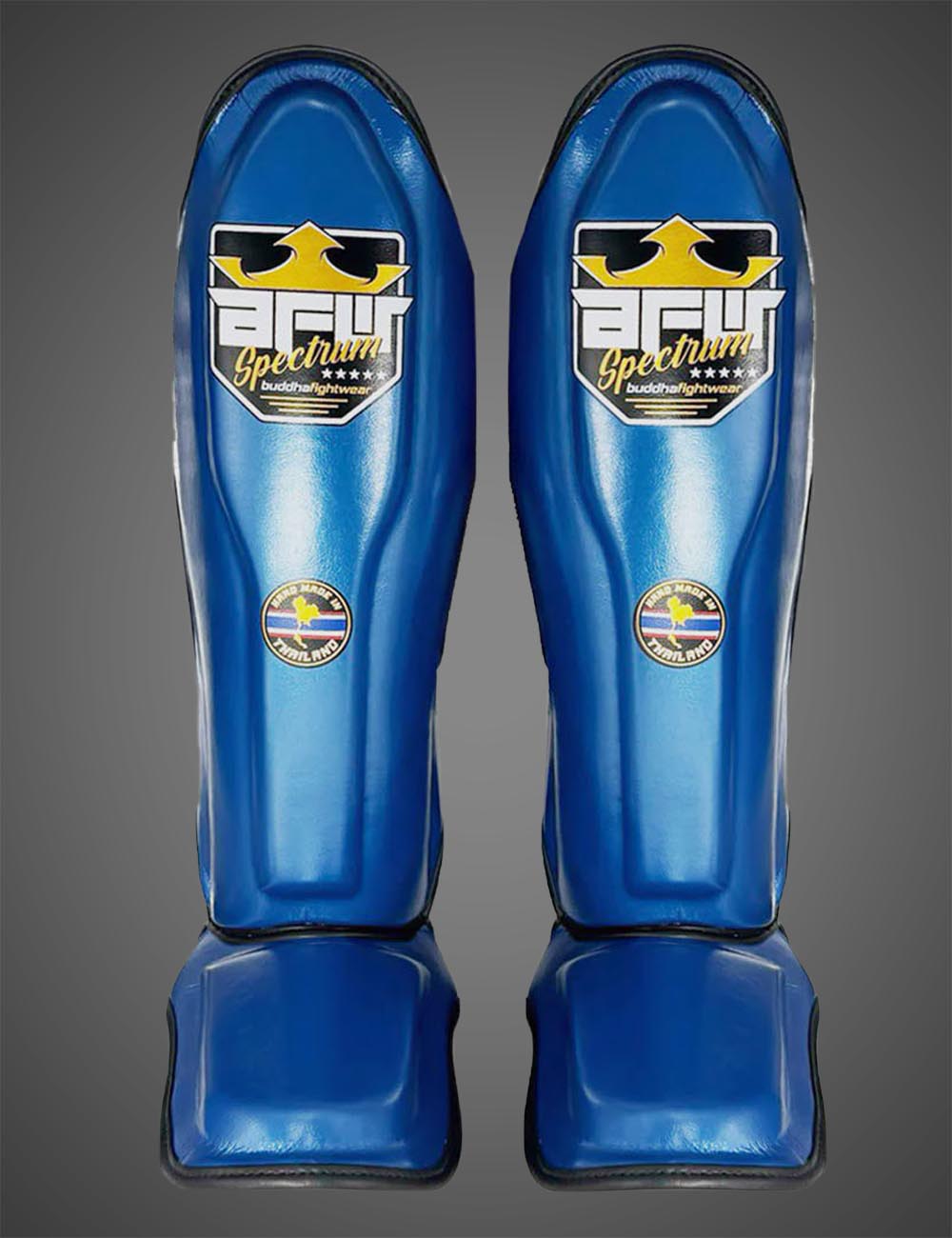 Espinilleras Spectrum Metalic Thailand Azules Buddha