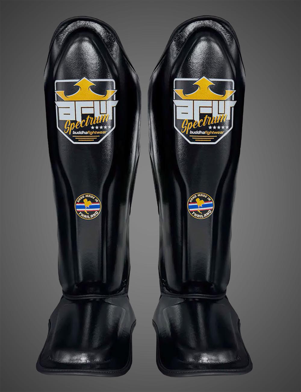 Espinilleras Spectrum Metalic Thailand Negro Buddha