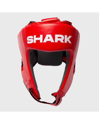 Casco Amateur Homologado Boxeo Rojo Shark Boxing