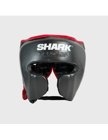 Casco de Boxeo Shark Heritage Negro Protección Total