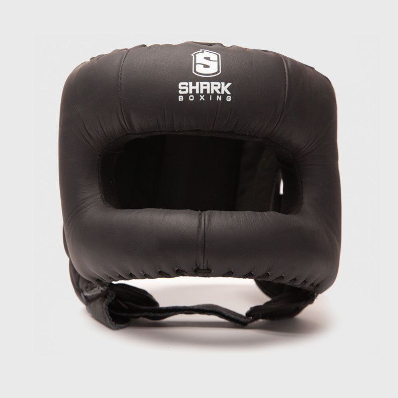 Casco de Boxeo Shark Ranger Negro con Barra