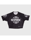 Crop Top Licra Shark SKB97 Negra Deportiva - Shark Boxing