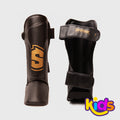 Espinillera Infantil Shark Kid SKF 3.0 Negro/Oro