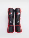 Espinillera Shark II2 Negro/Rojo Kickboxing Muay Thai - Shark Boxing