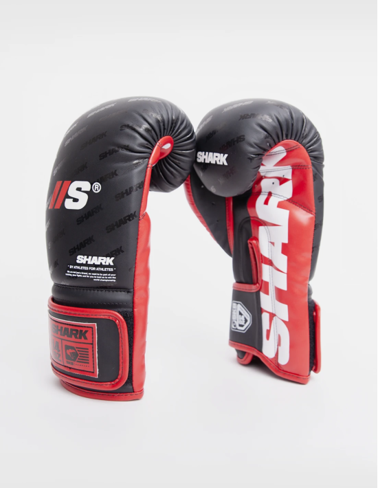 Guante de Boxeo Shark II2 Negro/Rojo - Shark Boxing