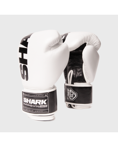 Guante de Boxeo Shark Polaris Blanco Hecho en Bangkok