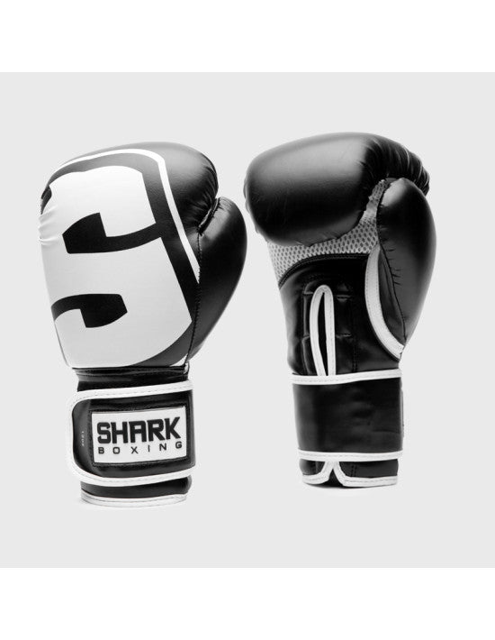 Guante de Boxeo Shark SKF 3.0 Negro/Blanco - Shark Boxing