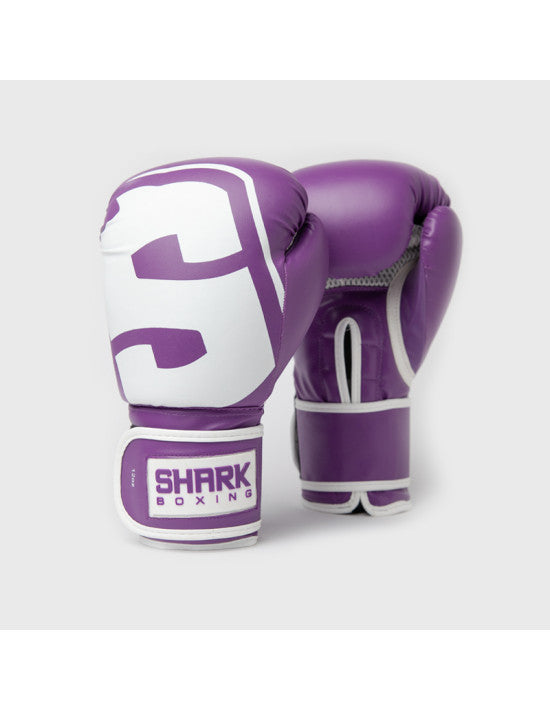 Guante de Boxeo Shark SKF Lila/Blanco - Shark Boxing