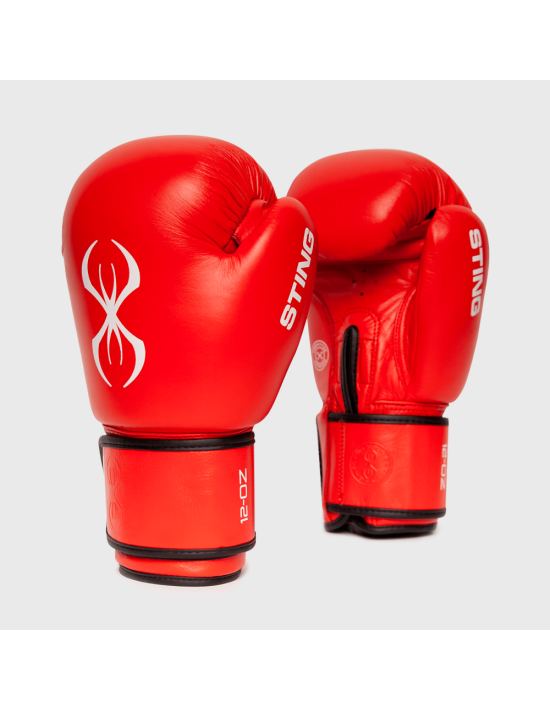 Guante de Boxeo Sting Homologado IBA Rojo - Shark Boxing