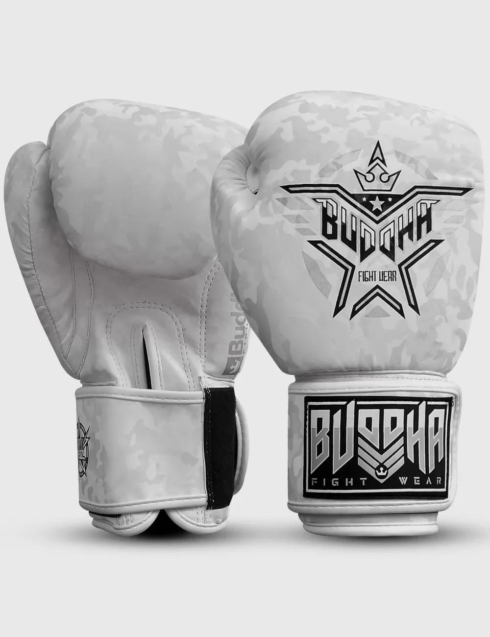 Guantes de Boxeo Buddha Army Blancos - Buddha Fight Wear