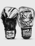 Guantes de Boxeo Buddha Creepy Blanco Negro - Buddha Fight Wear