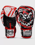 Guantes de Boxeo Buddha Creepy Negro Rojo Blanco - Buddha Fight Wear