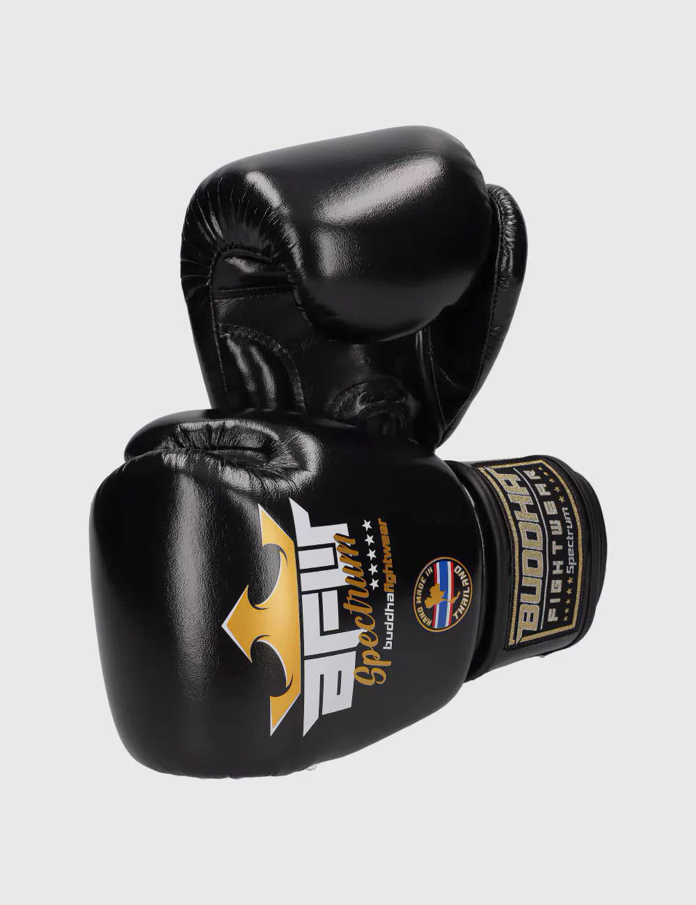 Guantes Spectrum Metalic Thailand Negros Buddha - Buddha Fight Wear