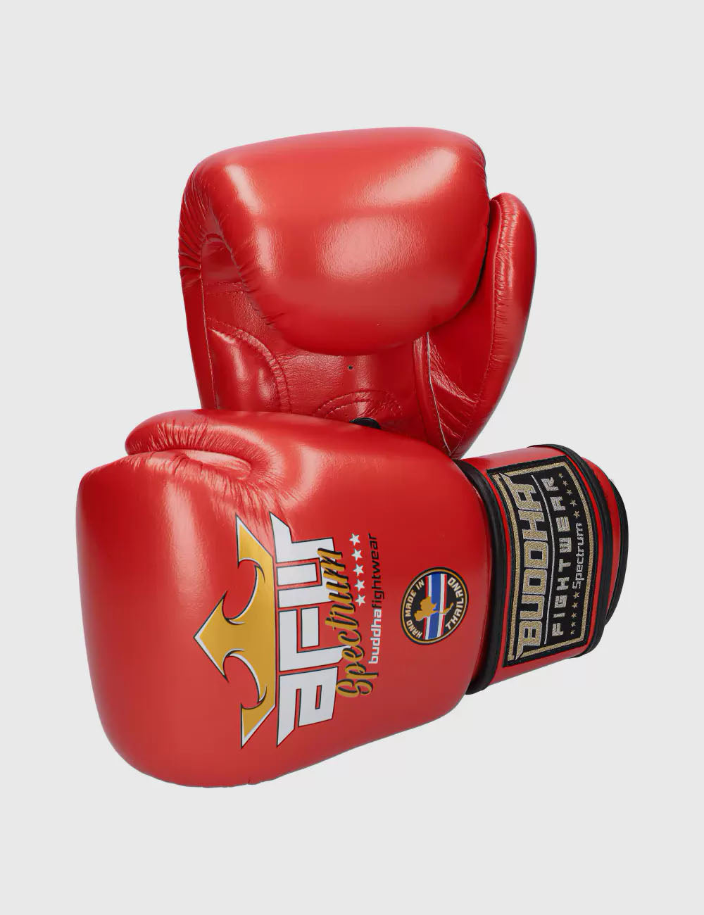 Guantes Spectrum Metalic Thailand Rojos Buddha - Buddha Fight Wear