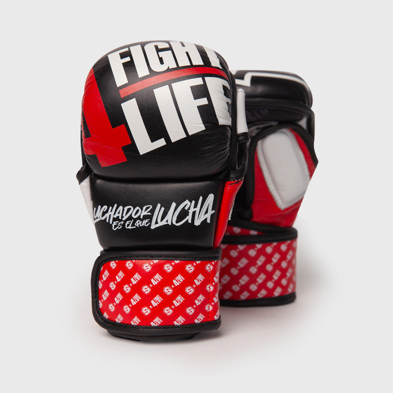 Guantilla MMA Shark x Fight 4 Life Negra Edición Limitada