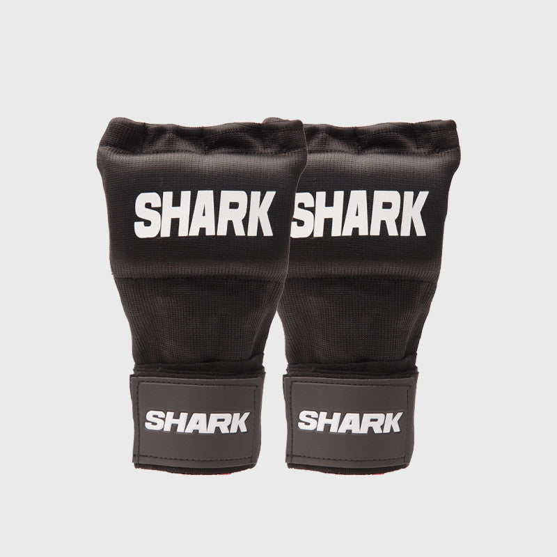 Sotoguante Shark Negro con Gel en Nudillos y Venda