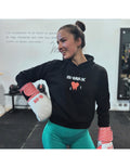 Sudadera Corta Shark Pretty Killer Mujer Boxeo - Shark Boxing
