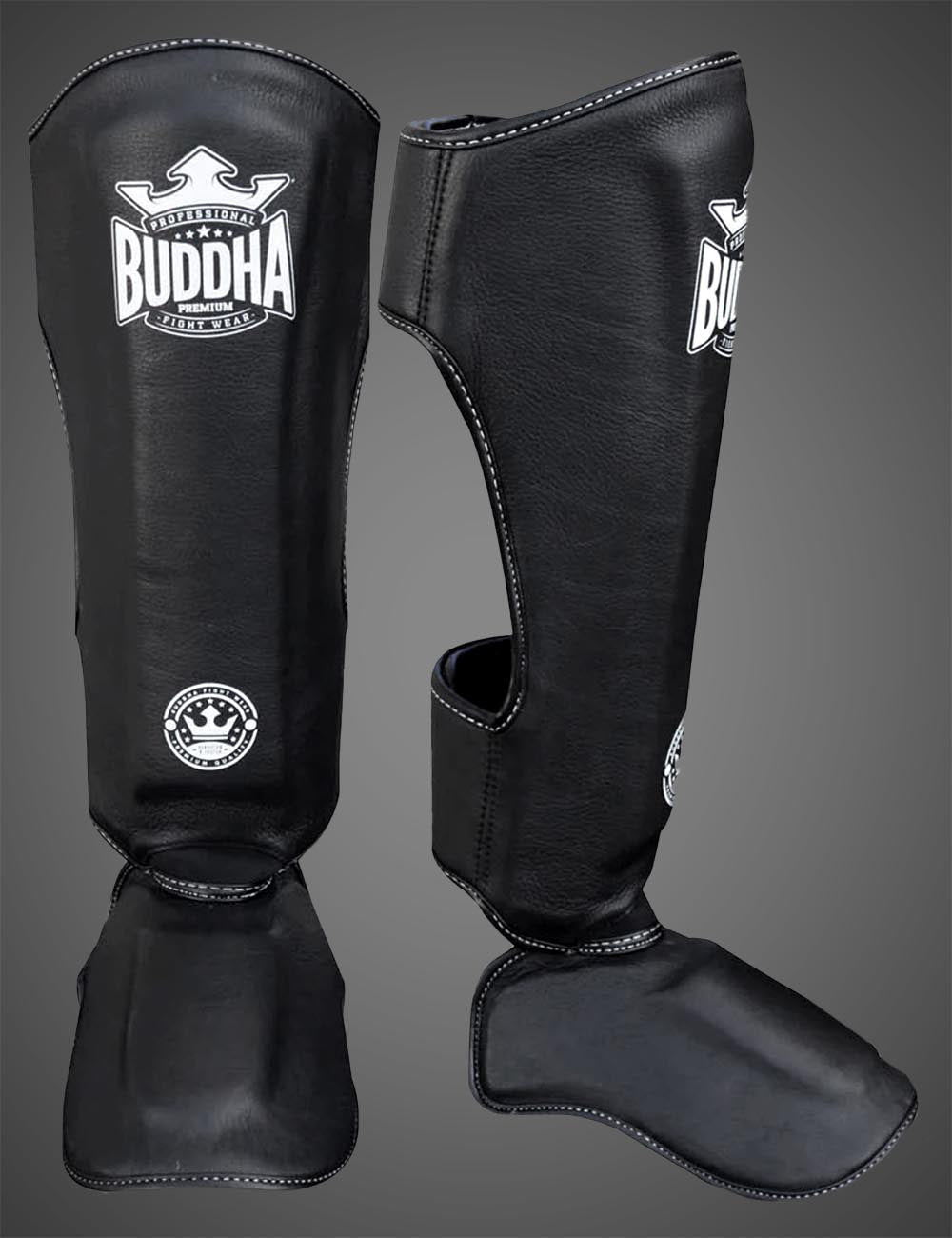 Espinilleras Buddha Supreme Piel Muay Thai MMA