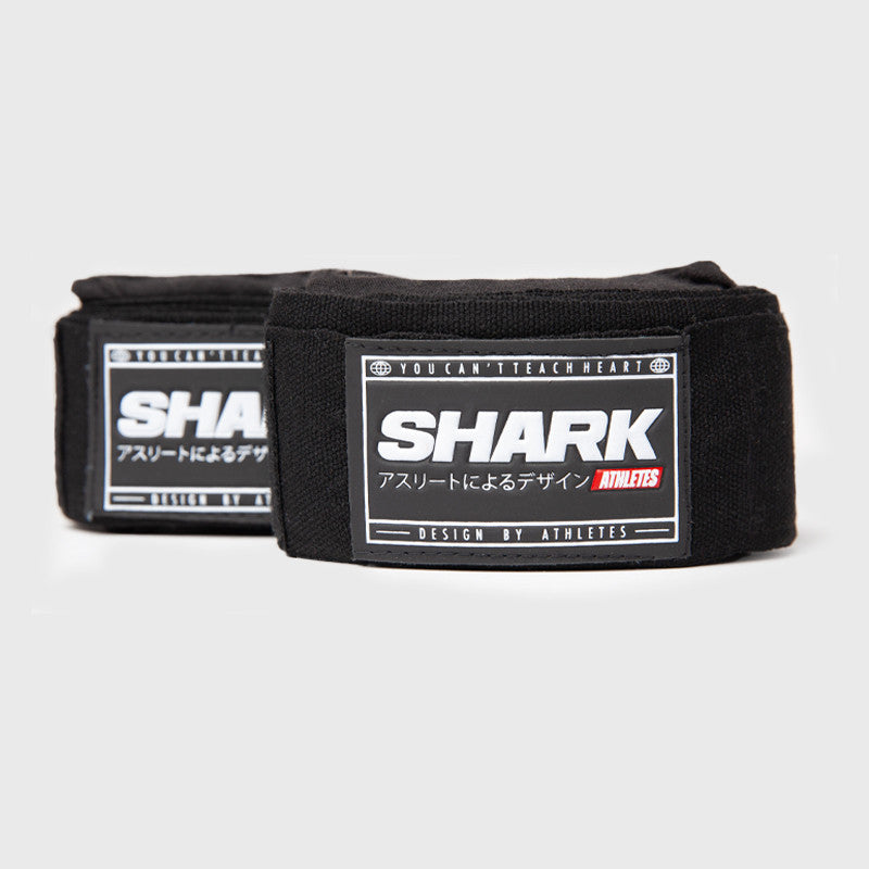 Venda con Protector de Nudillos Gel 5m Negra Shark Boxing
