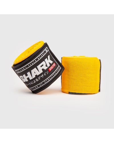 Venda de Boxeo Semi-Elástica 5m Amarilla Shark Boxing